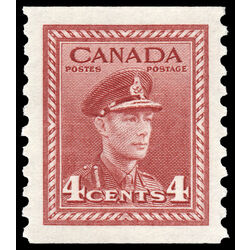 canada stamp 281 king george vi 4 1948