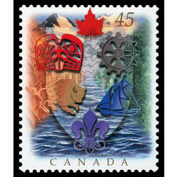 canada stamp 1614 canada s heraldic tradition 45 1996