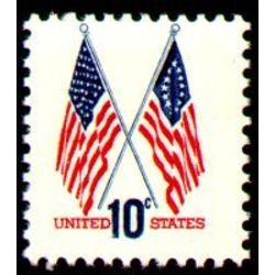us stamp postage issues 1509 crossed flags 10 1973