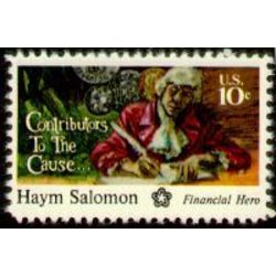 us stamp postage issues 1561 haym salomon 10 1975