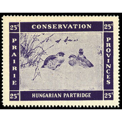 canada revenue stamp pc3 partridge prairie provinces conservation stamps 25 1942