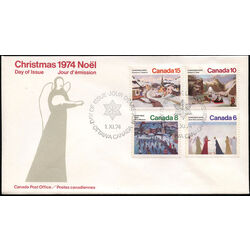 canada stamp 650 3 fdc christmas 1974