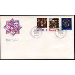 canada stamp 697 9 fdc christmas nativity 1976 FDC COMBO