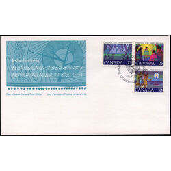canada stamp 741 3 fdc christmas first christmas carol 1977