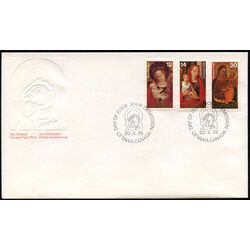canada stamp 773 5 fdc christmas paintings 1978 FDC COMBO