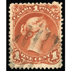 canada stamp 31 queen victoria 1 1868 U F 006