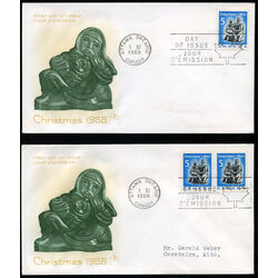 canada stamp 488 eskimo family 5 1968 FDC 006