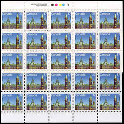 canada stamp bk booklets bk98 houses of parliament 1988