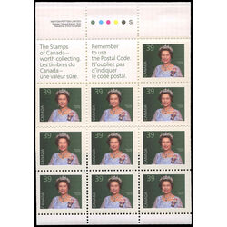canada stamp bk booklets bk113 queen elizabeth ii 1990