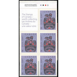 canada stamp bk booklets bk122 children of the raven 1990