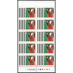 canada stamp bk booklets bk133 father christmas great britain 1991