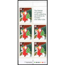 canada stamp bk booklets bk135 bonhomme noel france 1991