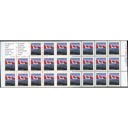 canada stamp bk booklets bk138 flag over hills 1991