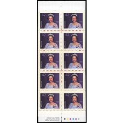 canada stamp bk booklets bk140 queen elizabeth ii 1991