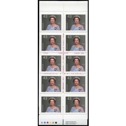 canada stamp bk booklets bk155a queen elizabeth ii 1994