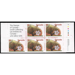 canada stamp bk booklets bk167a snow apple 1994