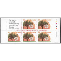 canada stamp bk booklets bk168a westcot apricot 1994