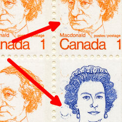 canada stamp bk booklets bk74 caricature definitives 25 1974 J