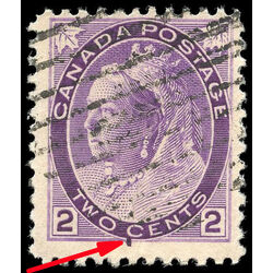 canada stamp 76iv queen victoria 2 1899 U F 001