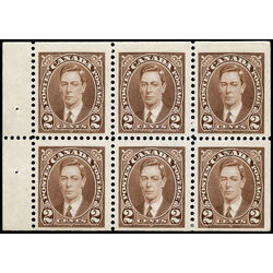 canada stamp bk booklets bk29a king george vi 1937