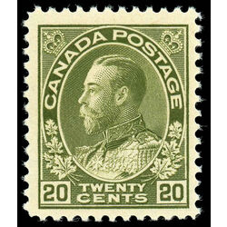 canada stamp 119 king george v 20 1925 M F VFNH 010