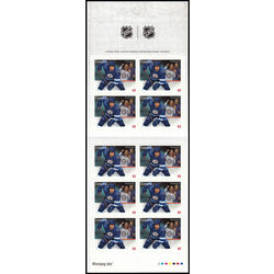 canada stamp bk booklets bk553 winnipeg jets 2013