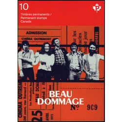 canada stamp bk booklets bk545 beau dommage 2013