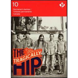 canada stamp bk booklets bk543 the tragically hip 2013