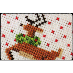 canada stamp bk booklets bk565 cross stitched reindeer 2013