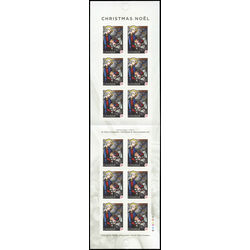 canada stamp bk booklets bk512 christmas stained glass 2012