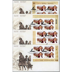 canada stamp 2539 metis local trappers native chief and settlers lord selkirk 2012 FDC 4BLK