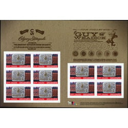 canada stamp 2548a silver and gold belt buckle 2012