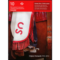 canada stamp bk booklets bk488 saddled rodeo horse 2012