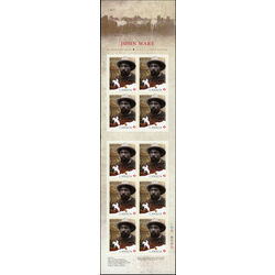 canada stamp bk booklets bk480 john ware 2012