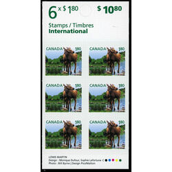 canada stamp bk booklets bk478 moose 2012