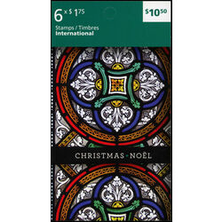 canada stamp bk booklets bk472 christmas stained glass 2011