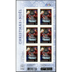 canada stamp bk booklets bk471 christmas stained glass 2011