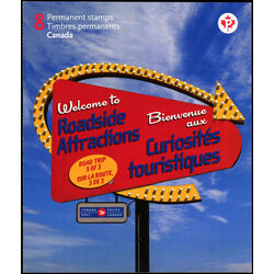 canada stamp bk booklets bk464 roadside attractions 3 2011
