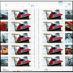 canada stamp bk booklets bk465 miss supertest 2011