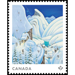 canada stamp 3405i holiday winter scenes 2023