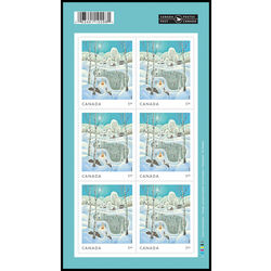 canada stamp 3406a holiday winter scenes 2023