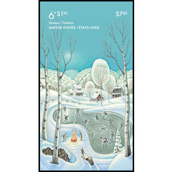 canada stamp 3406a holiday winter scenes 2023