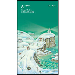 canada stamp 3407a holiday winter scenes 2023