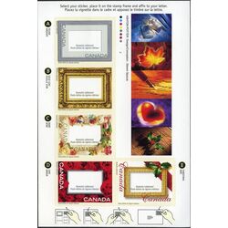 canada stamp bk booklets bk246 picture postage 2001
