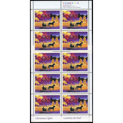 canada stamp bk booklets bk248 sleigh ride in an urban landscape 2001