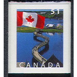canada stamp 2136 flag over the bridge bouctouche nb 51 2005