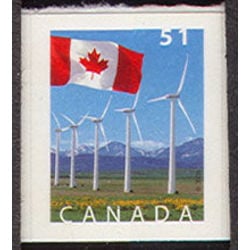 canada stamp 2137 flag over turbines pincher creek ab 51 2005