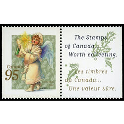 canada stamp 1817as angel with candle 95 1999 M VFNH LABEL