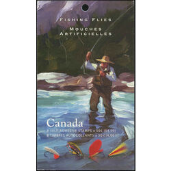 canada stamp bk booklets bk306 fishing flies 2005