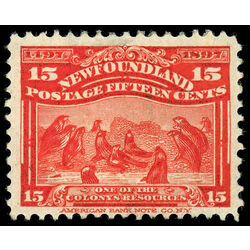 newfoundland stamp 70 seals 15 1897 M VF 010